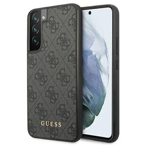 Original Case SAMSUNG GALAXY S23 Guess Hard Case 4G Metal Gold Logo (GUHCS23SG4GFGR) gray 3666339116958