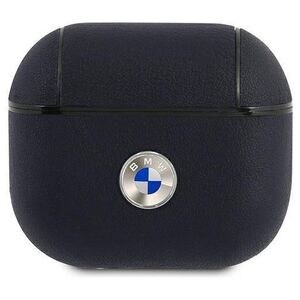 Original Case APPLE AIRPODS PRO 2 BMW Cover Geniune Leather Silver Logo (BMAP2SSLBK) black 3666339112295