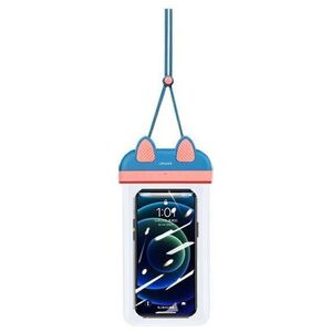 Case 7" USAMS Waterproof Case (YD010) blue & pink 6958444971544