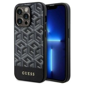 Original Case IPHONE 14 PRO Guess Hardcase GCube Stripes MagSafe (GUHMP14LHGCFSEK) black 3666339112448