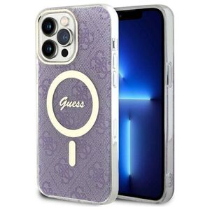 Original Case IPHONE 14 PRO MAX Guess Hardcase 4G MagSafe (GUHMP14XH4STU) purple 3666339118259