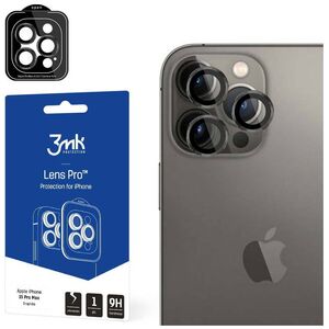 Tempered Glass for Camera APPLE IPHONE 15 PRO MAX 3MK Lens Protection Pro gray 5903108530040