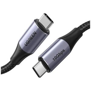 UGREEN US355 USB-C to USB-C  3.1 Gen.2, PD, 5A, 100W, 4K, 10Gbps, 1m (black) 6957303881505