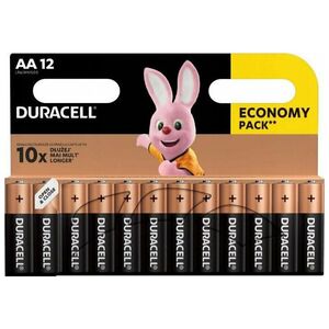 Duracell Αλκαλικές Μπαταρίες AA 1.5V 12τμχ (DRAALR6) (DURDRAALR6) έως 12 άτοκες Δόσεις
