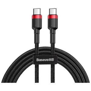 USB-C PD Baseus Cable Cafule PD 2.0 QC 3.0 60W 1m (black and red) 6953156285217