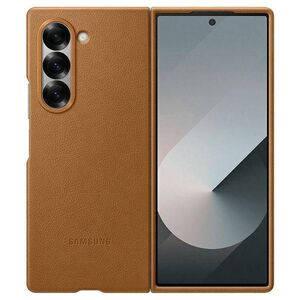 Original Case SAMSUNG GALAXY Z FOLD 6 ECO-Leather Case (EF-VF956PAEGWW) brown 8806095611945