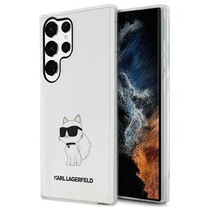 Original Case SAMSUNG GALAXY S23 ULTRA Karl Lagerfeld Hardcase Ikonik Choupette (KLHCS23LHNCHTCT) transparent 3666339117726
