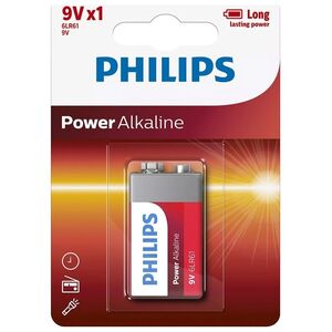 Αλκαλική μπαταρία Philips PowerLife - 6LR61 - 9V