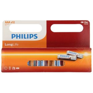 Αλκαλικές Μπαταρίες Philips Power LR03P12W/10 - ΑΑA LR03 - 1.5V - 12 τεμάχια