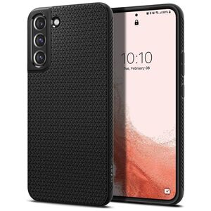 Case SAMSUNG GALAXY S22 Spigen Liquid Air Matte black 8809811856040