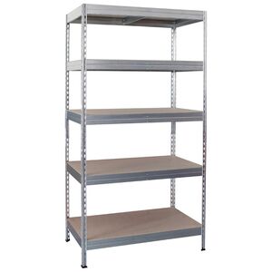 ΡΑΦΙΕΡΑ ΜΕΤΑΛΛΙΚΗ 100x50x192 ΓΑΛΒ. 300kg 5 ΡΑΦΙΑ 610415 έως 12 άτοκες δόσεις