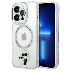 Original Case IPHONE 14 PRO Karl Lagerfeld Hardcase IML NFT Karl&Choupette Magsafe (KLHMP14LHNKCIT) transparent 3666339087623