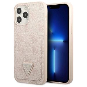 Case IPHONE 13 PRO MAX Guess Hardcase 4G Triangle Logo Cardslot (GUHCP13XP4TPP) pink 3666339047757