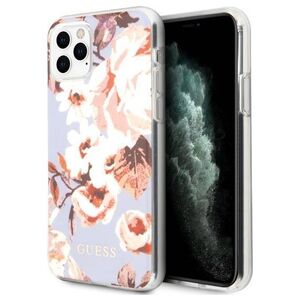 Original Case IPHONE 11 PRO MAX Guess N°2 Flower Collection (GUHCN65IMLFL02) purple 3700740475553