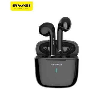 Bluetooth 5.0 TWS Headphones + AWEI Docking Station (T26) black 6954284010887