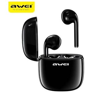 Bluetooth 5.0 TWS Headphones + AWEI Docking Station (T28) black 6954284000437