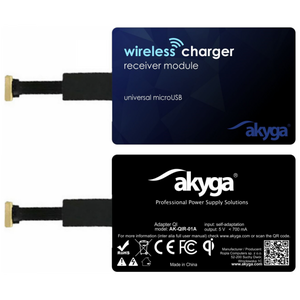 AKYGA Adapter QI AK-QIR-01A microUSB 5901720132765