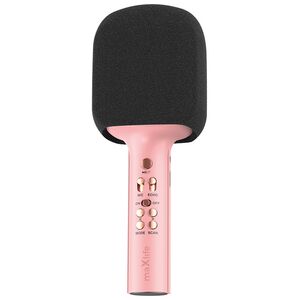Maxlife Bluetooth microphone with speaker MXBM-600 pink 5900495094056