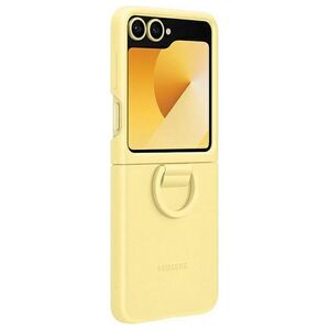 Samsung Silicone Case with Ring for Samsung Galaxy Z Flip6 F741 yellow 8806095620091
