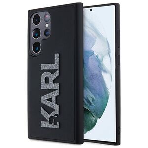 Karl Lagerfeld case for Samsung Galaxy S24 Ultra KLHCS24L3DMBKCK black HC 3D logo glitter 3666339259105
