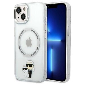 Original Case IPHONE 14 PLUS Karl Lagerfeld Hardcase Iconic Karl&Choupette Magsafe (KLHMP14MHNKCIT) transparent 3666339087616