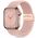 Strap for APPLE WATCH 4 / 5 / 6 / 7 / 8 / 9 / SE / ULTRA 1 / 2 (42 / 44 / 45 / 49 MM) Tech-Protect Nylonmag Dusty Rose pink 5906302312818
