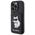 Original Case APPLE IPHONE 15 PRO Karl Lagerfeld Hardcase Saffiano Cardslots and Stand Monogram Choupette (KLHCP15LSAKCNSCK) black 3666339169619