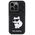 Original Case APPLE IPHONE 15 PRO Karl Lagerfeld Hardcase Saffiano Cardslots and Stand Monogram Choupette (KLHCP15LSAKCNSCK) black 3666339169619