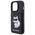Original Case APPLE IPHONE 15 PRO Karl Lagerfeld Hardcase Saffiano Cardslots and Stand Monogram Choupette (KLHCP15LSAKCNSCK) black 3666339169619