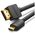 UGREEN HD127 Micro HDMI - HDMI Cable 4K 3D 3m (black) 6957303831043