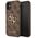 Guess case for iPhone 12 / 12 Pro 6,1&quot; GUHCP12M4GMGBR brown hard case 4G Big Metal Logo 3666339004545