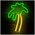 Neon LED Light PALM green orange NNE04 Neolia 5900495064103