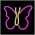 Neon LED Light BUTTERFLY pink NNE03 Neolia 5900495060235