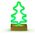 Neon Wood Stand LED TREE green FLNW03 Forever Light 5900495268617