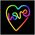 Neon LED RGB LOVE IN HEART FLRN02 + RC Forever Light 5900495396532