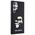 Karl Lagerfeld case for Samsung Galaxy S24 Ultra KLHCS24L3DRKCNK black HC 3D RUBBER KC NFT 3666339241988