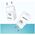 BWOO 20W mini wall charger CDA156 USB-C, USB-A 6933654811873