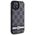 DKNY case for iPhone 15 Plus 6,7&quot; DKHCP15MPCPTSSK black HC PU checkered pattern w printed stripes 3666339263201
