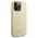 Guess case for iPhone 14 Pro 6,1&quot; GUHCP14LHGGSHD gold PC/TPU Glitter Flakes case Script Metal Logo 3666339065102