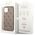 Guess case for iPhone 14 6,1&quot; GUHCP14SG4GFBR brown Basic PC/TPU 4G PU case Gold Logo 3666339094072