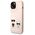 Karl Lagerfeld case for iPhone 14 6,1&quot; KLHMP14SSSKCI light pink HC Magsafe Liquid Silicone Karl & Choupette 3666339078119