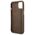 Guess case for iPhone 14 Pro 6,1&quot; GUHMP14LU4GPRW brown HC Magsafe 4G PU Logo Plate 3666339069926