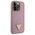 Guess case for iPhone 14 Pro 6,1&quot; GUHCP14LHDGTPP pink hardcase Rhinestone Triangle 3666339120115