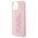 Karl Lagerfeld case for iPhone 15 6,1&quot; KLHCP15S3DMBKCP pink HC 3D Logo Glitter 3666339166472