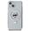 Karl Lagerfeld case for iPhone 15 6,1&quot; KLHMP15SHMRSCHH white HC Magsafe Ringstand CH 3666339168636