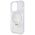 Guess case for iPhone 15 Pro 6,1&quot; GUHMP15LHRSGSD transparent HC RING STAND MAGSAFE SCRIPT LOGO GLITTER 3666339156626