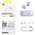 Baseus Bowie E18 True Wireless Earphones Star Purple 6932172657239