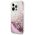 Original Case IPHONE 13 PRO MAX Guess Hardcase 4G Big Liquid Glitter (GUHCP13XLG4GPI) pink 3666339024703