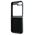 Original Case SAMSUNG GALAXY Z FLIP 6 Karl Lagerfeld Hardcase Saffiano Monogram Karl Head Pin (KLHCZF6PGKSKIHK) black 3666339322441