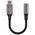 Forever adapter audio AJC-01 jack 3,5 mm - USB-C black 5907457776050